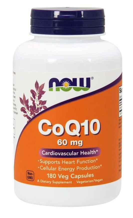 NOW Foods CoQ10, 60mg - 180 vcaps