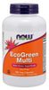 NOW Foods EcoGreen Multi, Iron Free - 180 vcaps