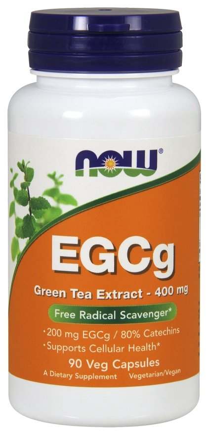 NOW Foods EGCg Green Tea Extract, 400mg - 90 vcaps