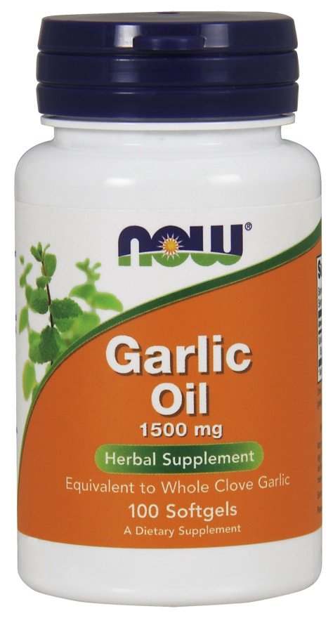 NOW Foods Garlic Oil, 1500mg - 100 softgels