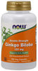 NOW Foods Ginkgo Biloba Double Strength, 120mg - 100 vcaps