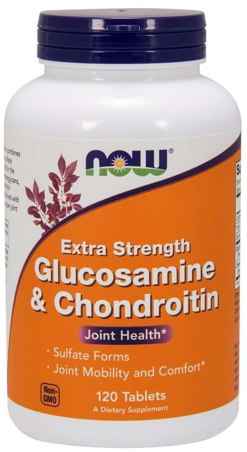 NOW Foods Glucosamine & Chondroitin Extra Strength - 120 tablets