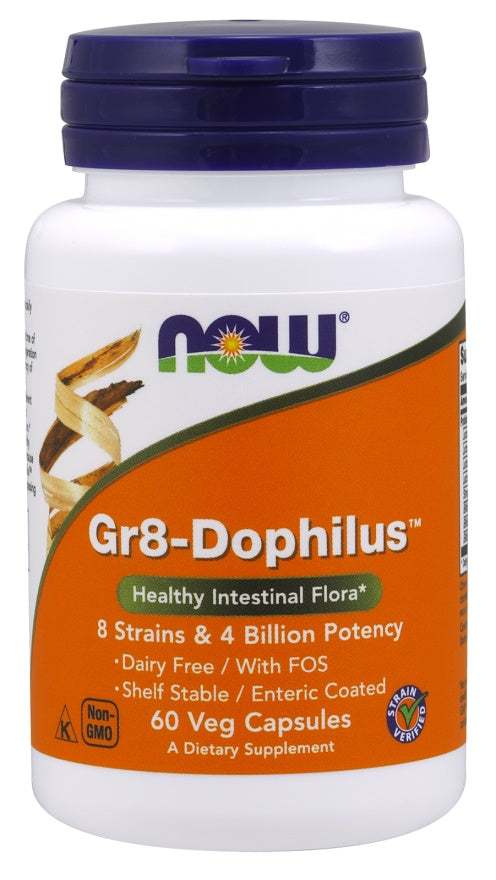 NOW Foods Gr8-Dophilus - 60 vcaps