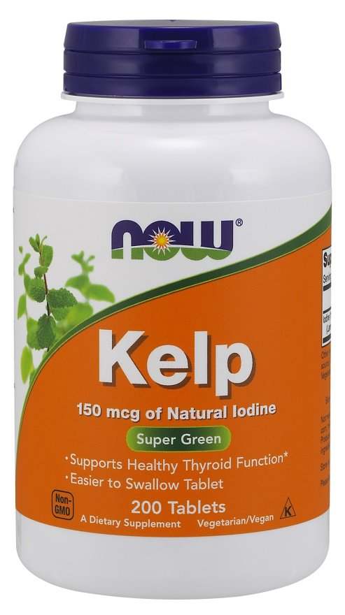 NOW Foods Kelp, 150mcg - 200 tablets