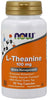 NOW Foods L-Theanine with Decaf Green Tea, 100mg - 90 vcaps