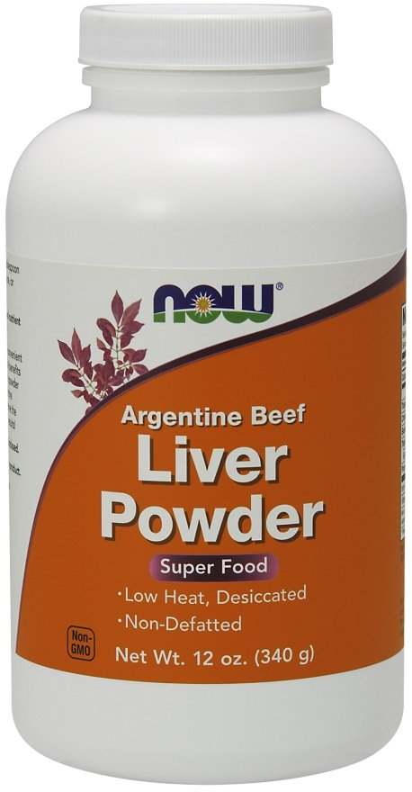 NOW Foods Liver Powder, Argentine Beef - 340 grams