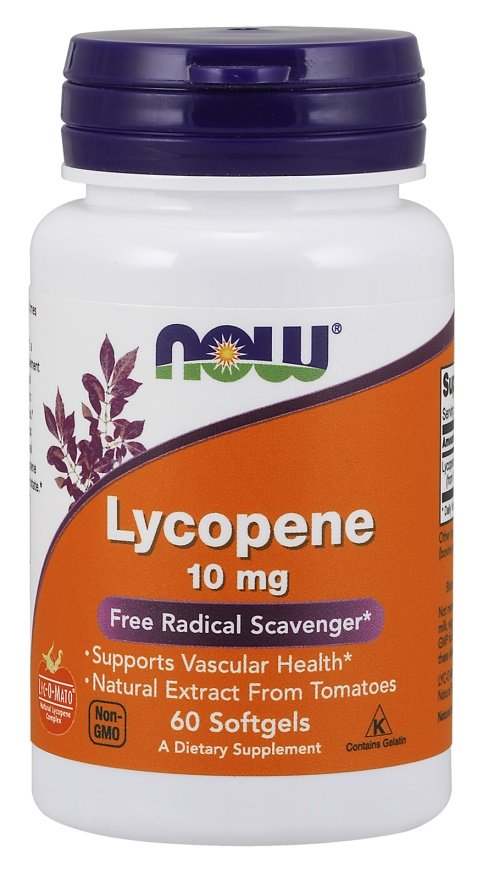 NOW Foods Lycopene, 10mg - 60 softgels