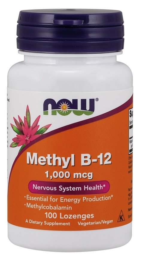 NOW Foods Methyl B-12, 1000mcg - 100 lozenges