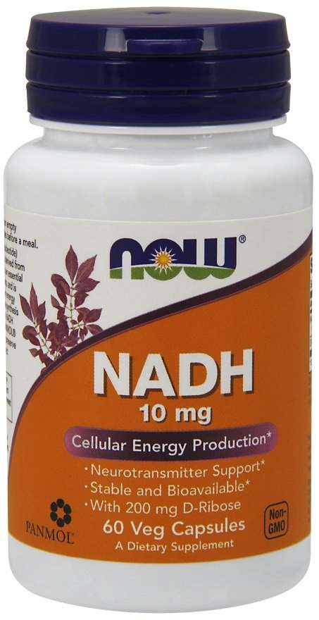 NOW Foods NADH, 10mg - 60 vcaps