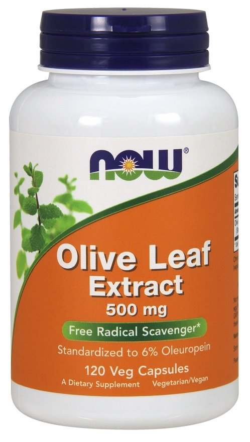 NOW Foods Olive Leaf Extract, 500mg - 120 vcaps