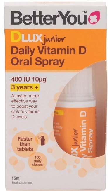 BetterYou DLux Junior Daily Vitamin D Oral Spray - 15 ml.