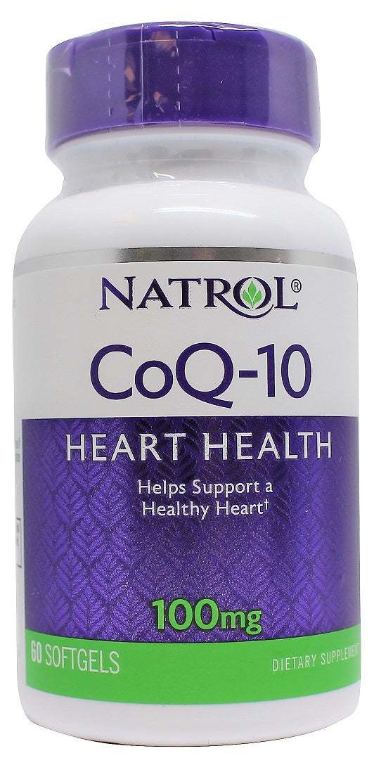 Natrol CoQ-10, 100mg - 60 softgels