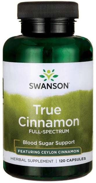 Swanson True Cinnamon Full Spectrum - 120 caps