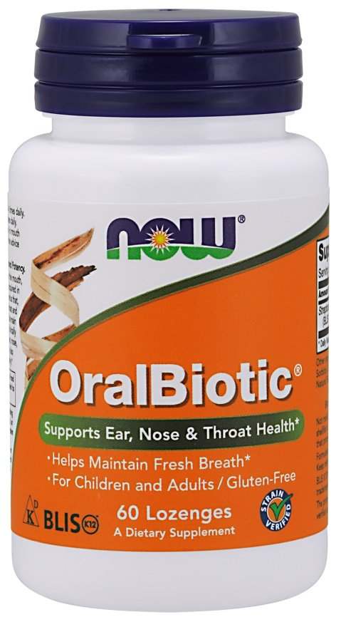 NOW Foods OralBiotic - 60 lozenges