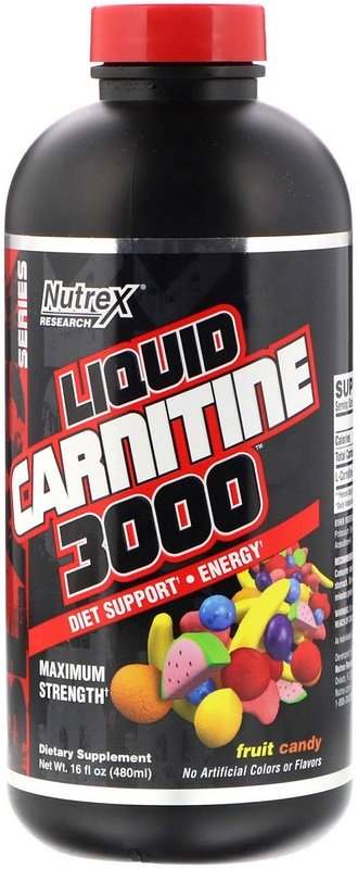 Nutrex Liquid Carnitine 3000, Berry Blast - 480 ml.