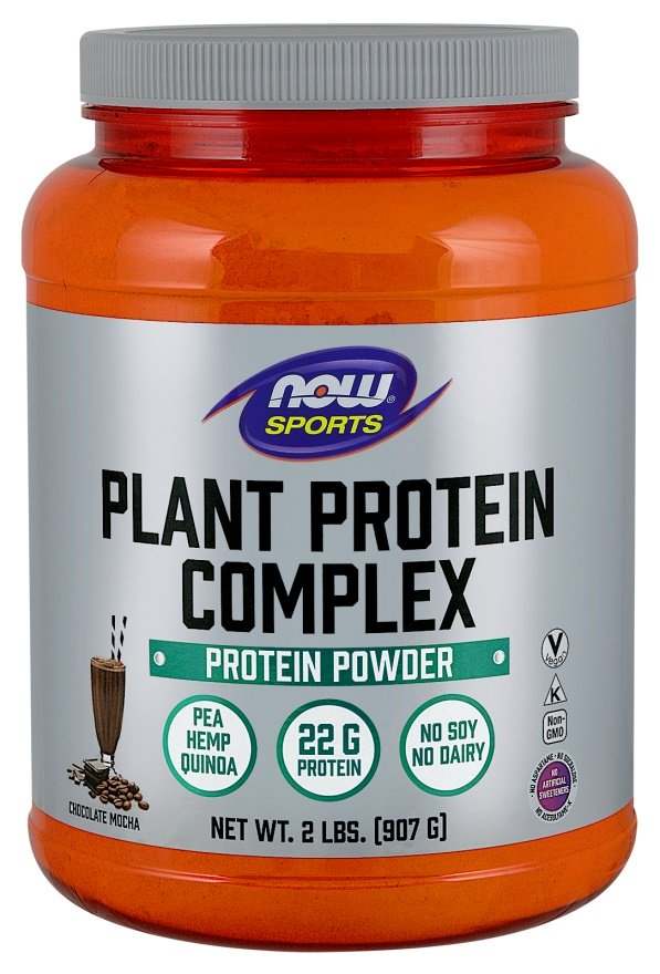 NOW Foods Plant Protein Complex, Chocolate Mocha - 907 grams