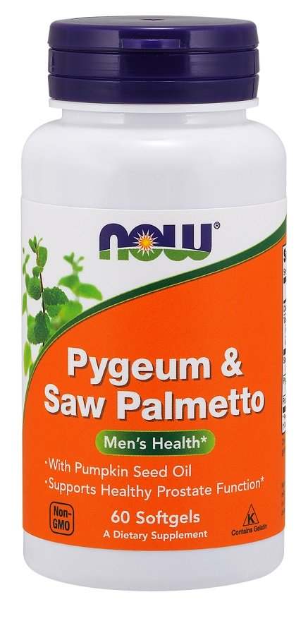 NOW Foods Pygeum & Saw Palmetto - 60 softgels