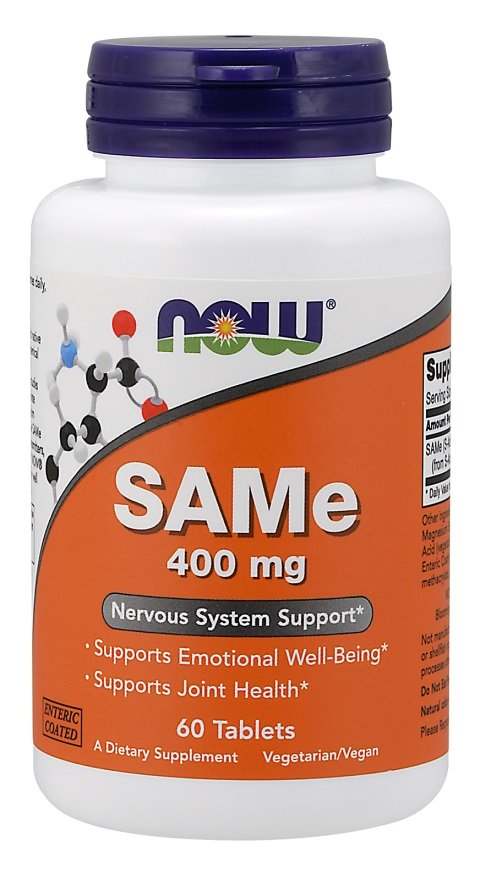 NOW Foods SAMe, 400mg - 60 tablets