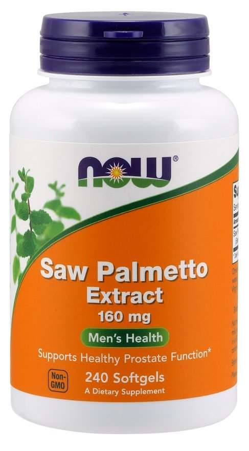 NOW Foods Saw Palmetto Extract, 160mg - 240 softgels