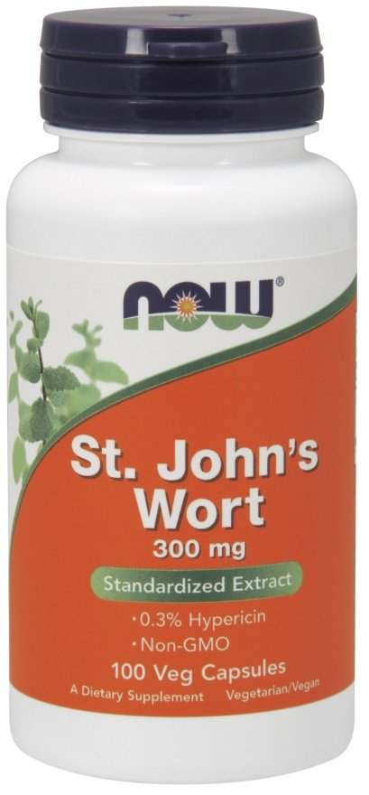 NOW Foods St. John's Wort, 300mg - 100 vcaps