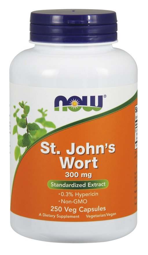 NOW Foods St. John's Wort, 300mg - 250 vcaps