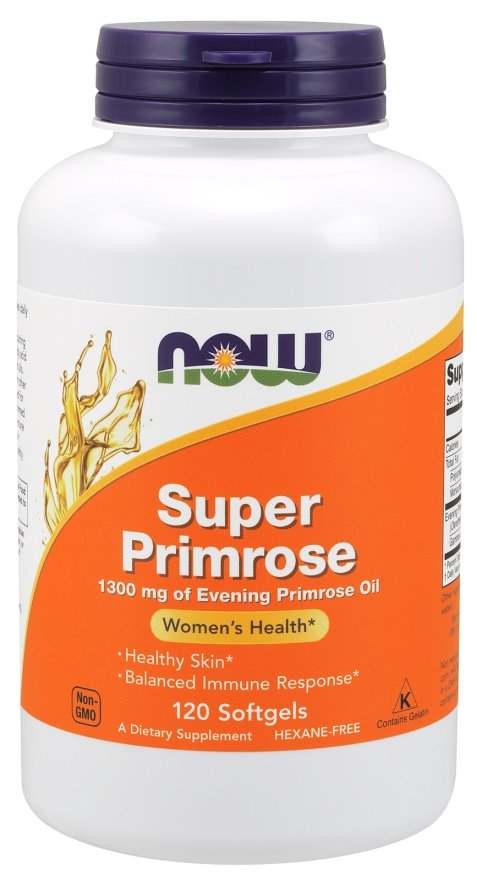 NOW Foods Super Primrose, 1300mg - 120 softgels