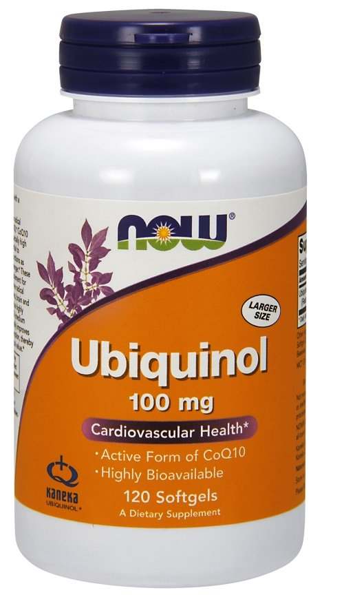 NOW Foods Ubiquinol, 100mg - 120 softgels