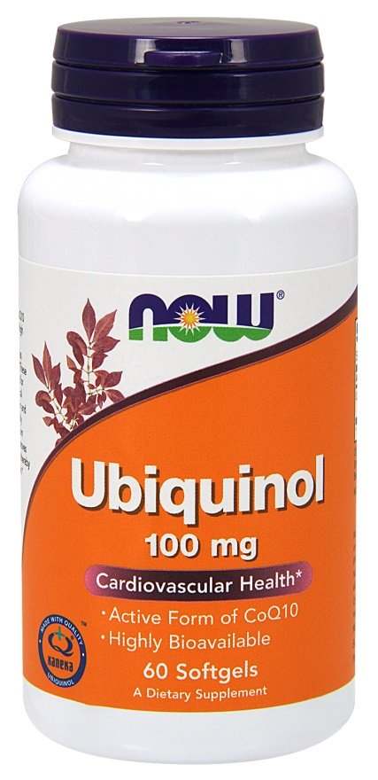 NOW Foods Ubiquinol, 100mg - 60 softgels