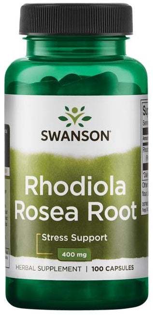 Swanson Rhodiola Rosea Root, 400mg - 100 caps