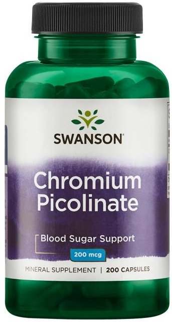 Swanson Chromium Picolinate, 200mcg - 200 caps