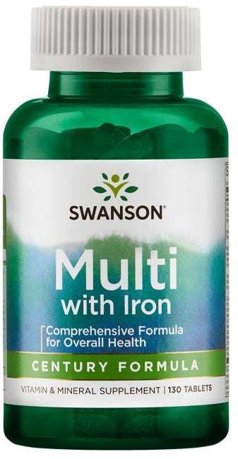 Swanson Multi with Iron - Century Formula - 130 tablets