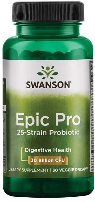 Swanson Epic Pro 25-Strain Probiotic - 30 vcaps