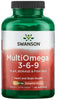 Swanson MultiOmega 3-6-9 - Flax & Borage & Fish Oils - 120 softgels