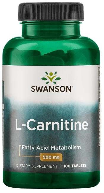 Swanson L-Carnitine, 500mg - 100 tablets