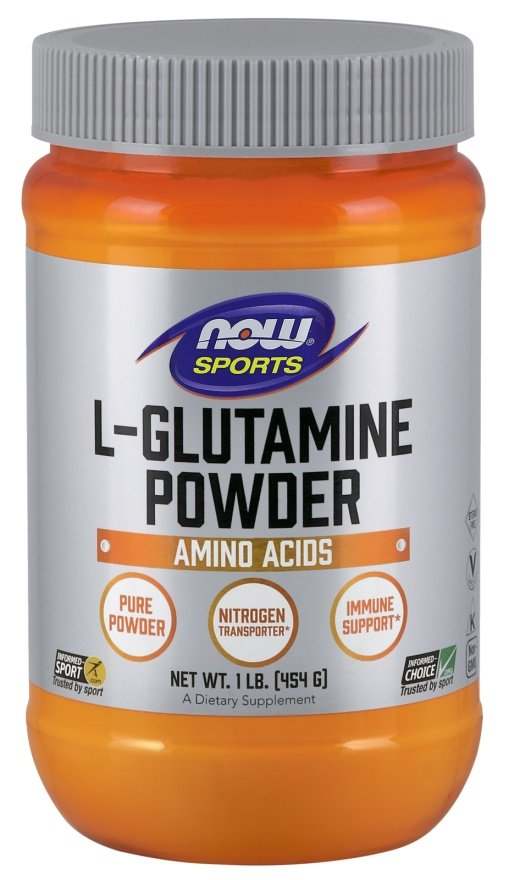 NOW Foods L-Glutamine, Powder - 454 grams