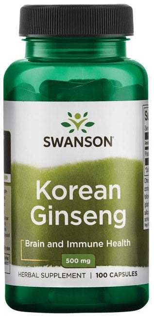 Swanson Korean Ginseng, 500mg - 100 caps