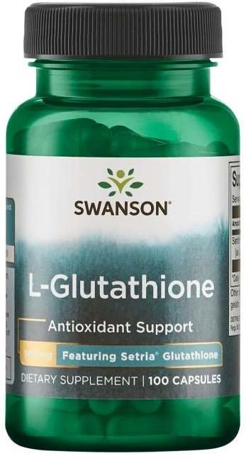 Swanson L-Glutathione, 100mg - 100 caps