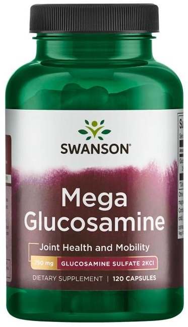 Swanson Mega Glucosamine, 750mg - 120 caps