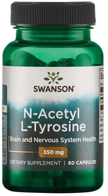 Swanson N-Acetyl L-Tyrosine, 350mg - 60 caps