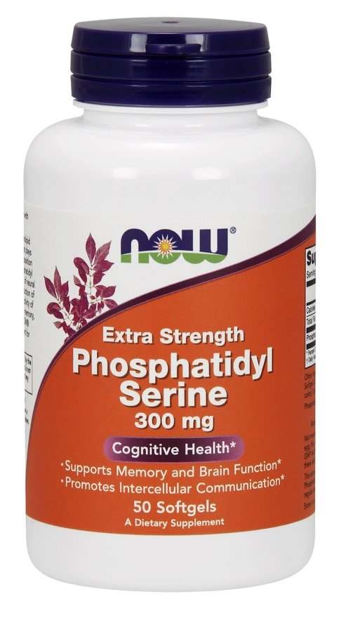 NOW Foods Phosphatidyl Serine, 300mg Extra Strength - 50 softgels