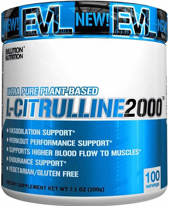 EVLution Nutrition L-Citrulline 2000, Unflavoured - 200 grams