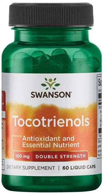 Swanson Tocotrienols, 100mg Double Strength - 60 liquid caps