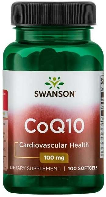 Swanson CoQ10, 100mg - 100 softgels