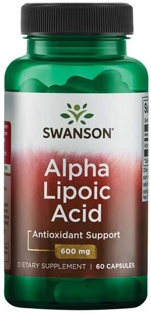 Swanson Alpha Lipoic Acid, 600mg - 60 caps