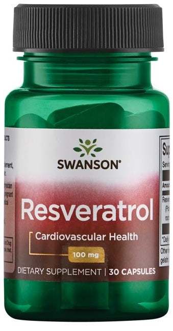 Swanson Resveratrol, 100mg - 30 caps