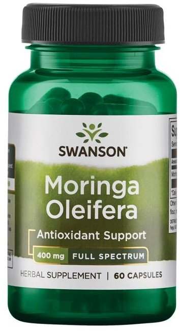 Swanson Moringa Oleifera, 400mg - 60 caps