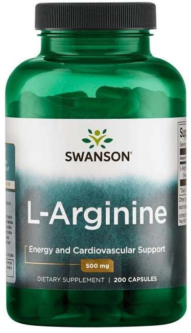 Swanson L-Arginine, 500mg - 200 caps