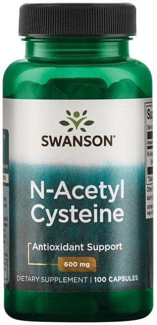 Swanson N-Acetyl Cysteine, 600mg - 100 caps