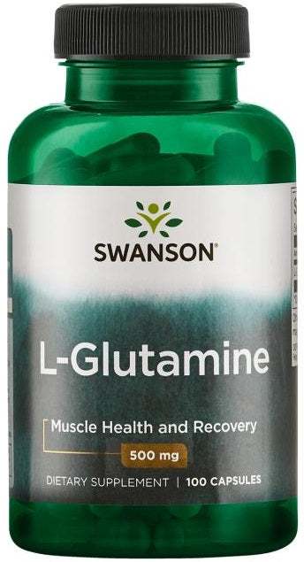 Swanson L-Glutamine, 500mg - 100 caps