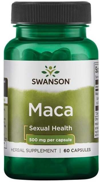 Swanson Maca Extract, 500mg - 60 caps